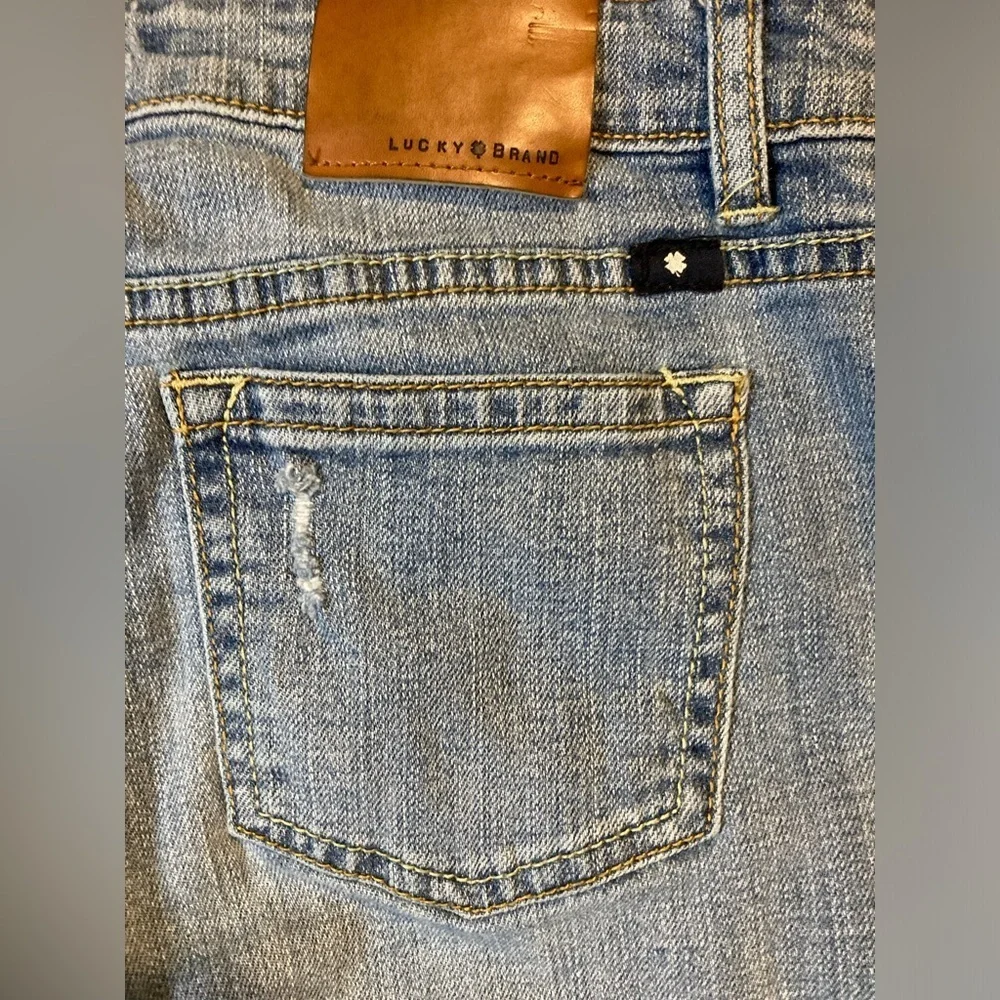 Lucky Brand Girl’s Size 16 Regular Dylan Distressed Boyfriend‎ Jeans